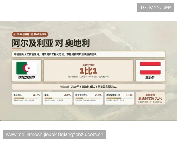 世界杯阿尔及利亚对阵奥地利晋级概率分析与赛前预测指南 世界杯阿尔及利亚对阵奥地利晋级概率分析与赛前预测指南